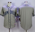 Custom Fan-Made Grey San Diego Padres Baseball Jersey San Diego Padres Grey Baseball Jersey