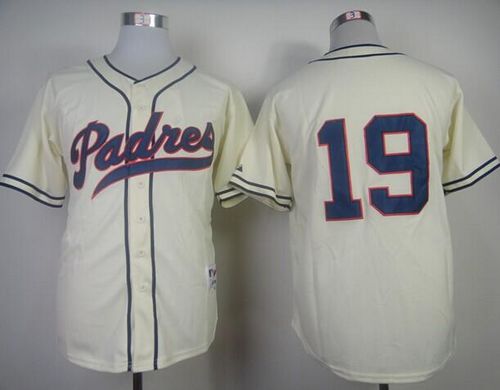 Custom Fan-Made Tony Gwynn San Diego Padres #19 1948 Throwback Turn Back Clock Edition Baseball Jersey