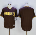 Custom Fan-Made Brown San Diego Padres Baseball Jersey San Diego Padres Baseball Jersey