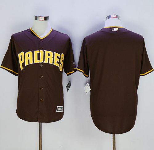 Custom Fan-Made Brown San Diego Padres Baseball Jersey San Diego Padres Baseball Jersey
