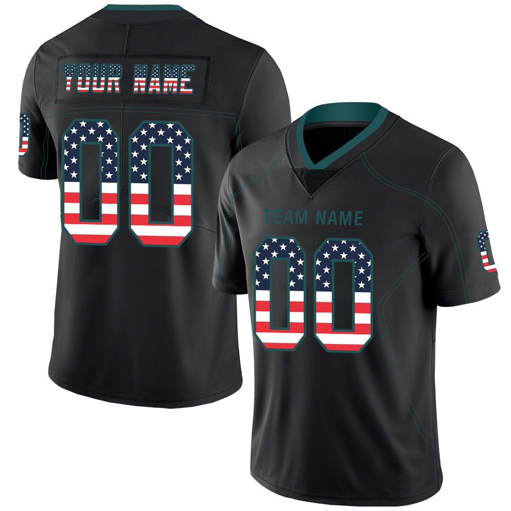 Custom black football jersey | GameDay Jerseys