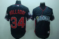 Custom Fan-Made Roy Halladay Nation BP Philadelphia Phillies #34 Blue 2010 All-Star Edition Baseball Jersey