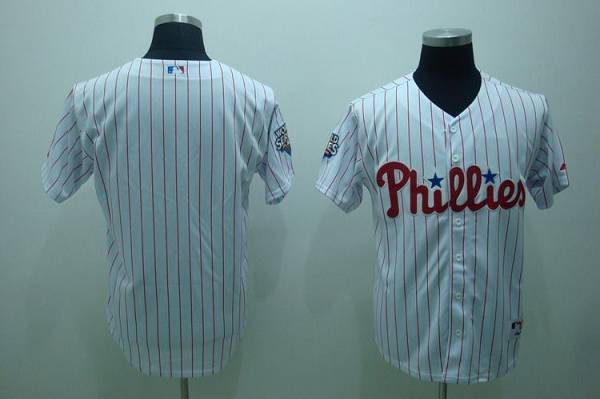 Custom Fan-Made Red White Philadelphia Phillies Baseball Jersey Philadelphia Phillies Red Baseball Jersey