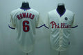 Custom Fan-Made Ryan Howard Philadelphia Phillies #6 Baseball Jersey