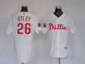 Custom Fan-Made Chase Utley Red Philadelphia Phillies #26 Red Baseball Jersey