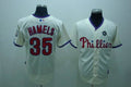 Custom Fan-Made Colbert Hamels Philadelphia Phillies #35 Baseball Jersey