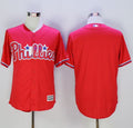 Custom Fan-Made Red Philadelphia Phillies Baseball Jersey Philadelphia Phillies Red Baseball Jersey