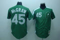 Custom Fan-Made Tug Mcgraw Philadelphia Phillies #45 Green Throwback Baseball Jersey