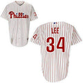 Custom Fan-Made Cliff Lee Philadelphia Phillies #34 White Baseball Jersey