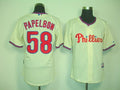 Custom Fan-Made Jonathan Papelbon Philadelphia Phillies #58 Baseball Jersey