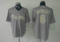 Custom Fan-Made Ryan Howard Philadelphia Phillies #6 Grey USMC Baseball Jersey