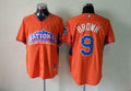 Custom Fan-Made Domonic Brown Philadelphia Phillies #9 Orange 2013 All-Star Edition Baseball Jersey