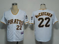 Custom Fan-Made Andrew McCutchen Pittsburgh Pirates #22 White Baseball Jersey