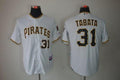 Custom Fan-Made Jose Tabata Pittsburgh Pirates #31 White Baseball Jersey