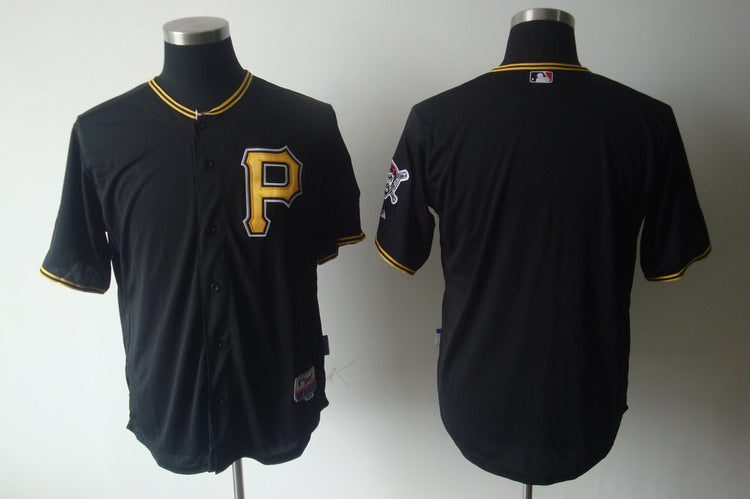 Custom Fan-Made Black Pittsburgh Pirates Baseball Jersey Pittsburgh Pirates Black Baseball Jersey