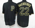 Custom Fan-Made Andrew McCutchen Pittsburgh Pirates #22 Black Baseball Jersey