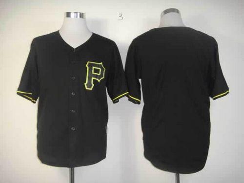 Custom Fan-Made Black Pittsburgh Pirates Baseball Jersey Pittsburgh Pirates Black Baseball Jersey
