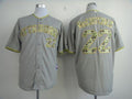 Custom Fan-Made Andrew McCutchen Pittsburgh Pirates #22 Grey USMC Baseball Jersey