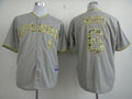 Custom Fan-Made Starling Marte Pittsburgh Pirates #6 Grey USMC Baseball Jersey