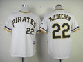 Custom Fan-Made Andrew McCutchen Pittsburgh Pirates #22 White Baseball Jersey