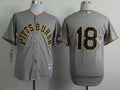 Custom Fan-Made Neil Walker Pittsburgh Pirates #18 Grey 1953 Throwback Turn Back Clock Edition Baseball Jersey