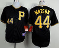 Custom Fan-Made Tony Watson Pittsburgh Pirates #44 Black Baseball Jersey