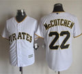 Custom Fan-Made Andrew McCutchen Pittsburgh Pirates #22 White Baseball Jersey