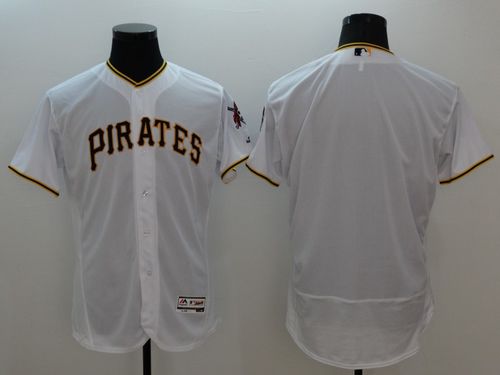 Custom Fan-Made White Pittsburgh Pirates Baseball Jersey Pittsburgh Pirates White Baseball Jersey