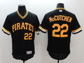 Custom Fan-Made Andrew McCutchen Cooperstown Pittsburgh Pirates #22 Black Baseball Jersey