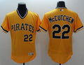 Custom Fan-Made Andrew McCutchen Cooperstown Pittsburgh Pirates #22 Gold Baseball Jersey