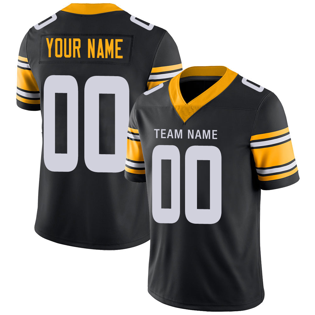 Custom black football jersey | GameDay Jerseys