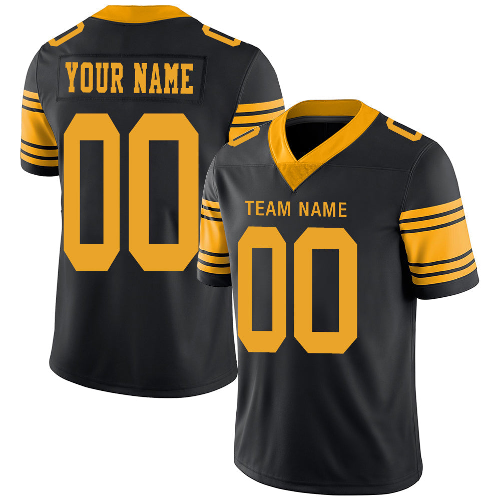 Custom black football jersey | GameDay Jerseys