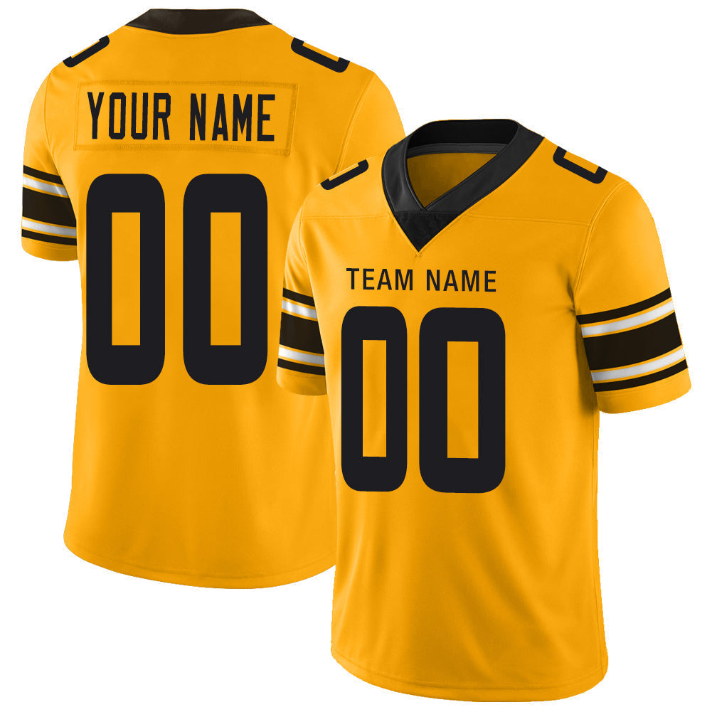 Custom yellow football jersey | GameDay Jerseys