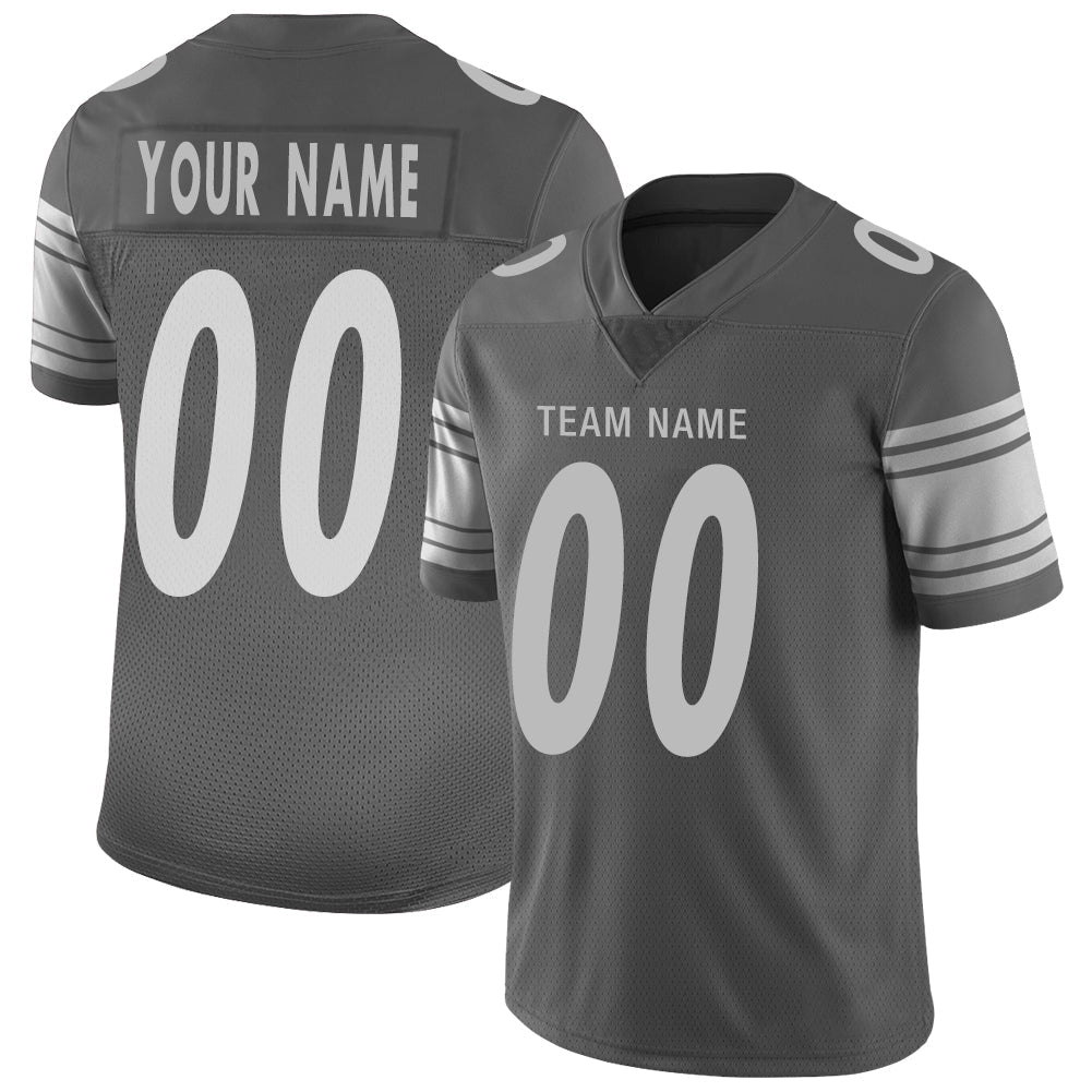 Custom grey football jersey | GameDay Jerseys