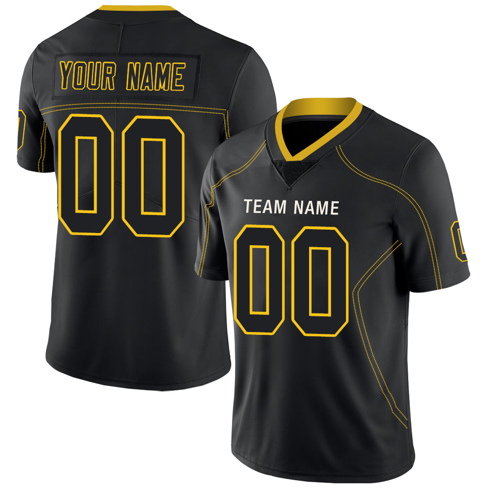 Custom black football jersey | GameDay Jerseys