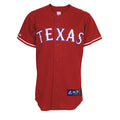 Custom Fan-Made Elvis Andrus Texas Rangers #1 Red Baseball Jersey