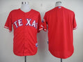 Custom Fan-Made Red Texas Rangers Baseball Jersey Texas Rangers Red Baseball Jersey