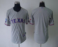 Custom Fan-Made Grey Texas Rangers Baseball Jersey Texas Rangers Grey Baseball Jersey