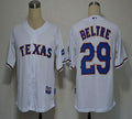 Custom Fan-Made Adrian Beltre Texas Rangers #29 White Baseball Jersey
