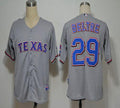 Custom Fan-Made Adrian Beltre Texas Rangers #29 Grey Baseball Jersey