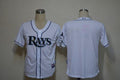Custom Fan-Made White Tampa Bay Rays Baseball Jersey Tampa Bay Rays White Baseball Jersey