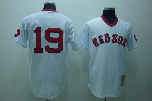 Custom Fan-Made Fred Lynn Boston Red Sox #19 Red Throwback Baseball Jersey