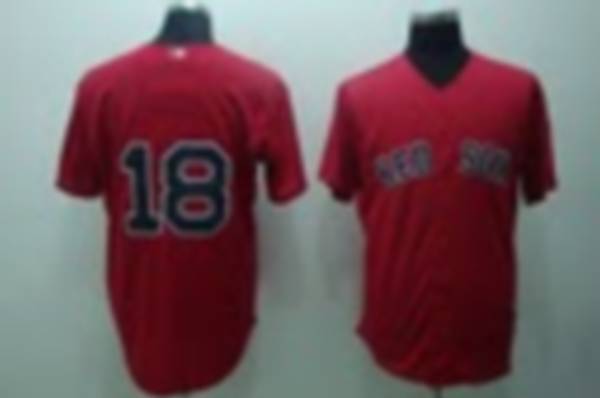 Custom Fan-Made Matsuzake Daisuke Boston Red Sox #18 Red Baseball Jersey
