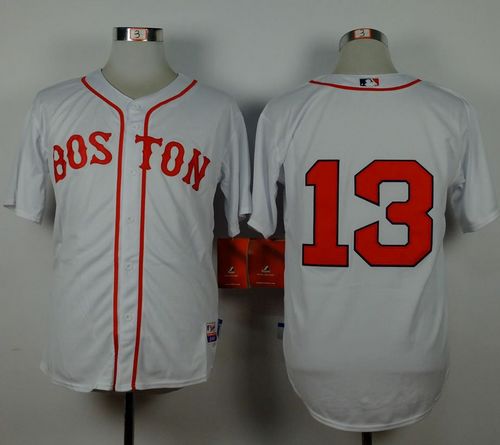 Custom Fan-Made Hanley Ramirez Boston Red Sox #13 Red Baseball Jersey