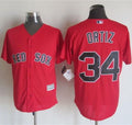 Custom Fan-Made David Ortiz Boston Red Sox #34 Red Baseball Jersey