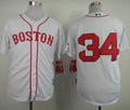 Custom Fan-Made David Ortiz Boston Red Sox #34 Red Baseball Jersey