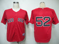 Custom Fan-Made Bobby Jenks Boston Red Sox #52 Red Baseball Jersey