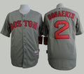 Custom Fan-Made Xander Bogaerts Boston Red Sox #2 Grey Baseball Jersey