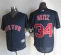 Custom Fan-Made David Ortiz Boston Red Sox #34 Red Baseball Jersey