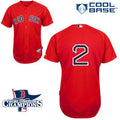 Custom Fan-Made Jacoby Ellsbury Boston Red Sox #2 Red 2013 Baseball Jersey